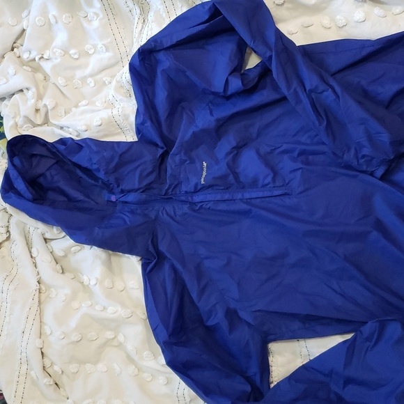 Patagonia unisex electric blue pullover light weight packable jacket medium - Picture 2 of 10